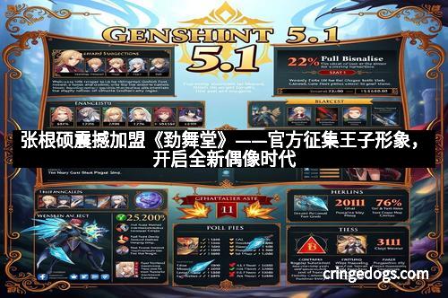 张根硕震撼加盟《劲舞堂》——官方征集王子形象，开启全新偶像时代